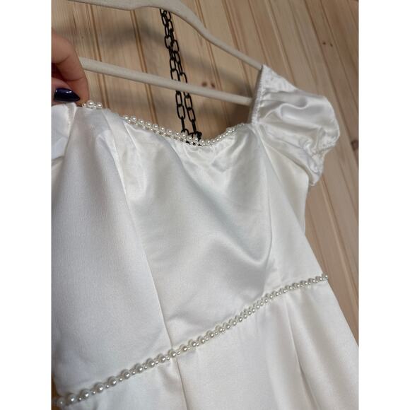 Lulu's White Mini Dress - Picture 7 of 11